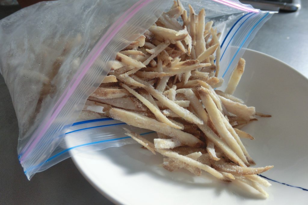 ごぼうの冷凍