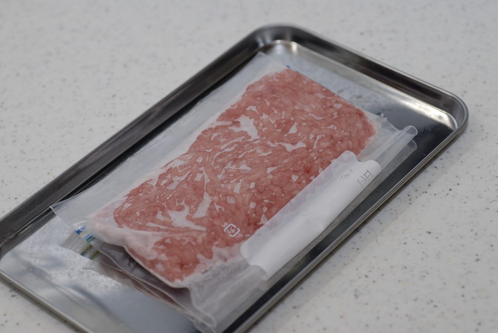 豚肉の解凍方法