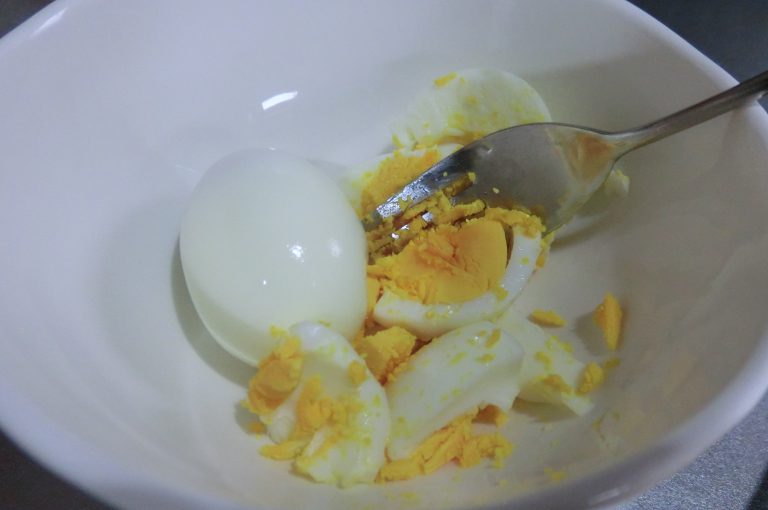 ゆで卵のフィリングレシピと冷凍保存方法