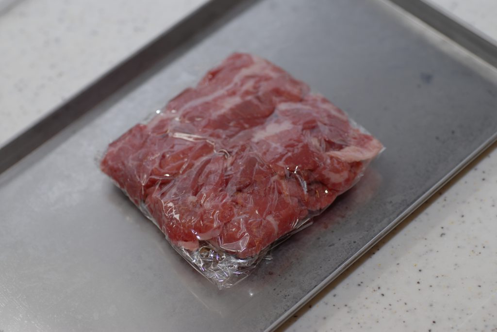 牛肉の冷凍保存