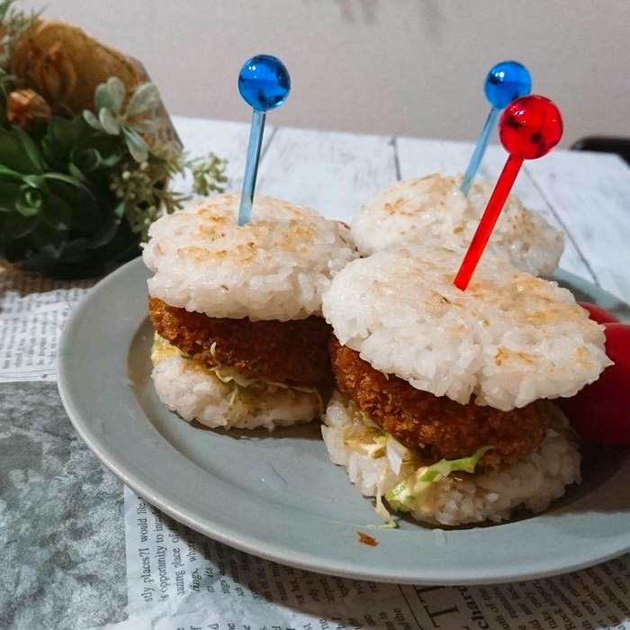 rice cutlet burger