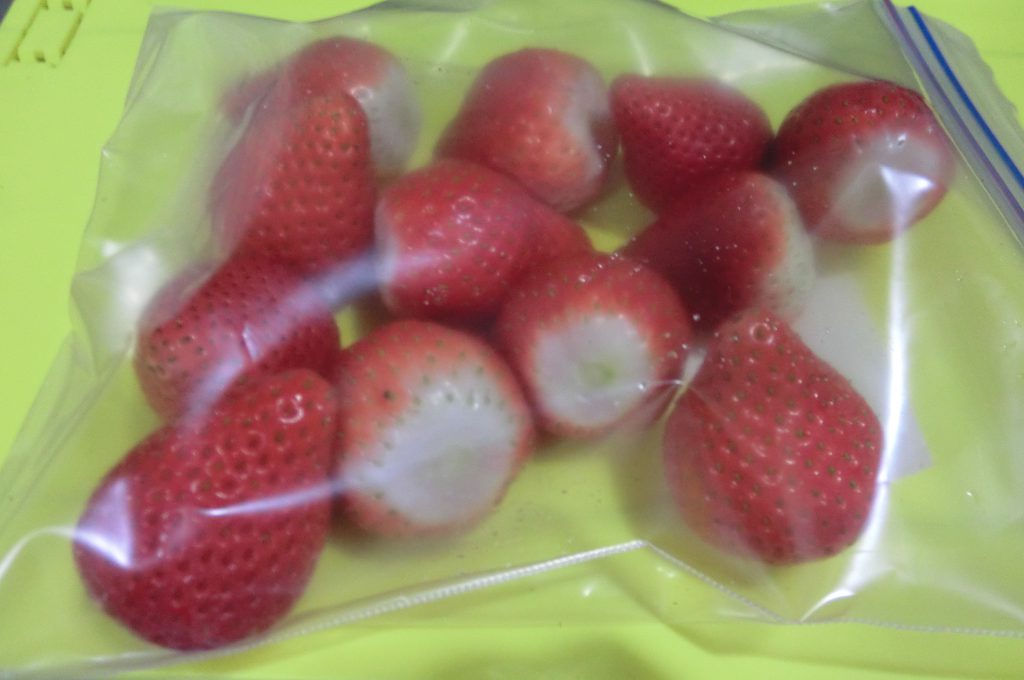イチゴの保存方法