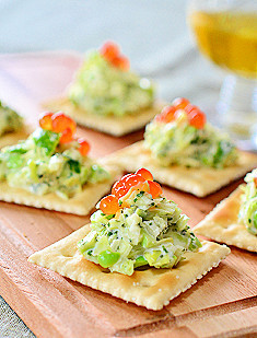Great for home parties! appetizer salad dip