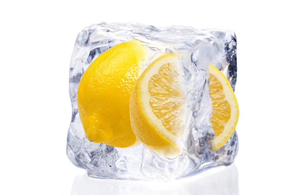 frozen lemon