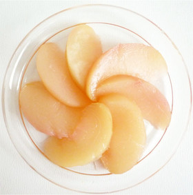 Peach compote