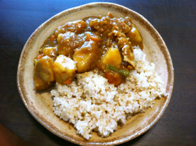 Remake meat and potatoes Japanese style curry