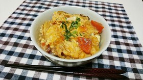 Egg-cooked meat and potato bowl