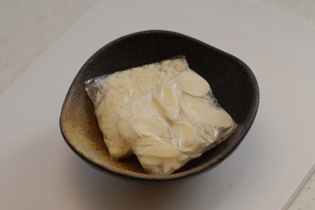 thawed garlic