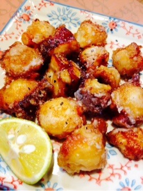 Fried octopus