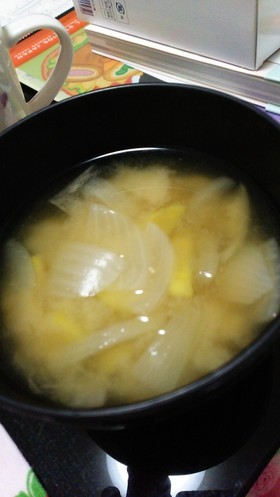 Sweet potato miso soup