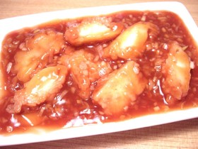 Squid tempura chili sauce