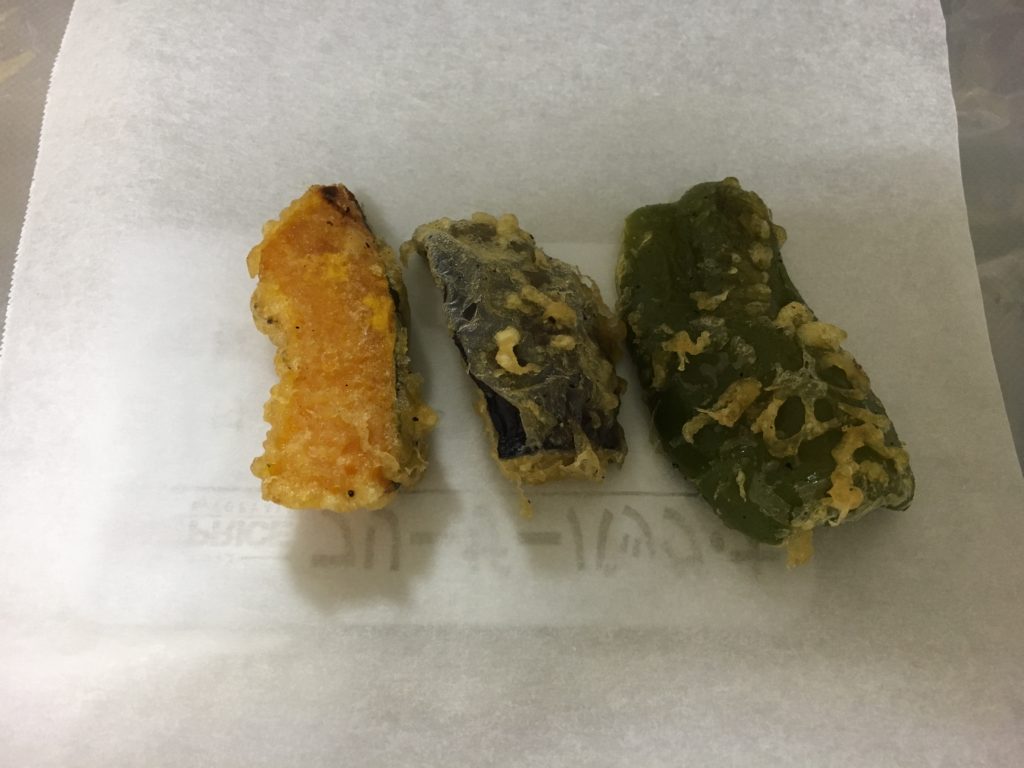 Remove fat from tempura