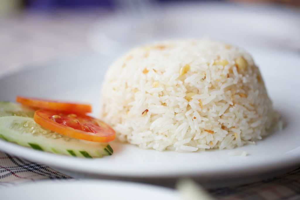 Increase your appetite! Delicious garlic rice