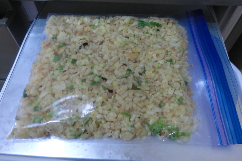 How to freeze fried rice