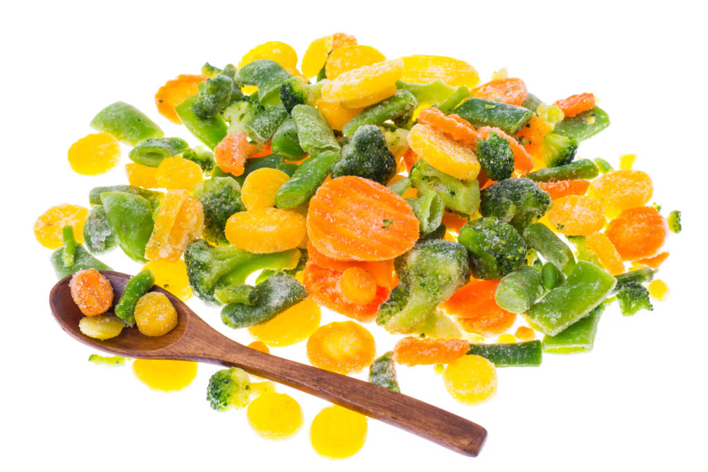 冷凍した野菜の栄養