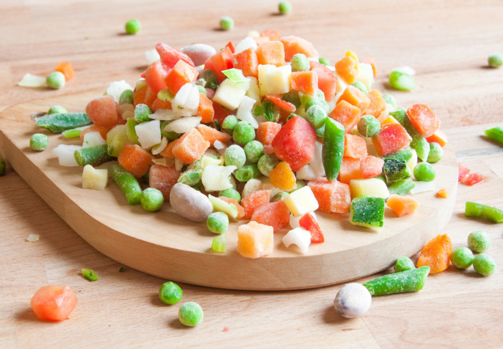 How to thaw frozen vegetables