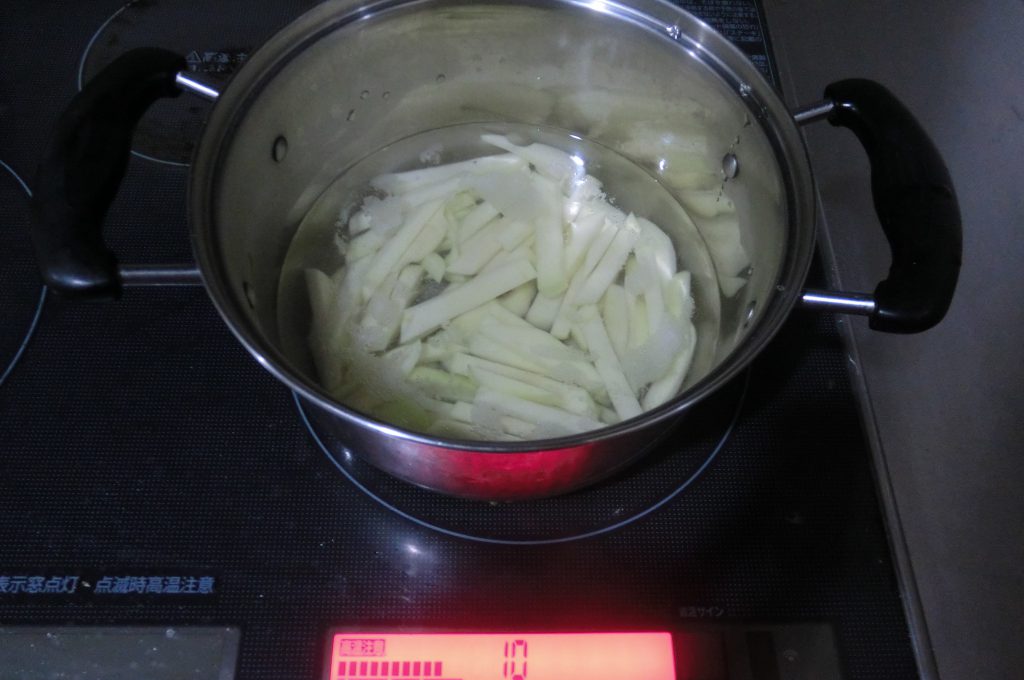 How potatoes are boiled