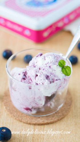 blueberry yogurt ice cream