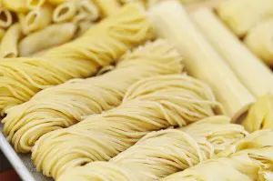 raw pasta noodles